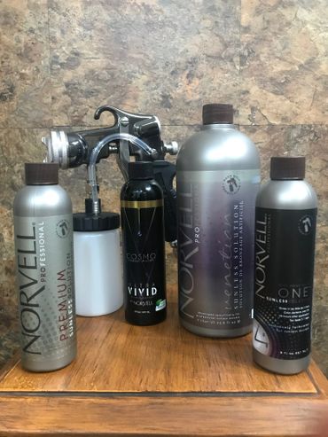 Norvell spray tan products