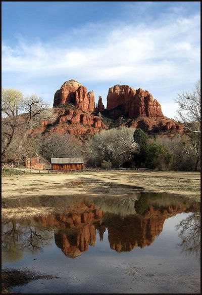 Ken Nikolai photo: Cathedral Rock & reflection, Sedona, AZ