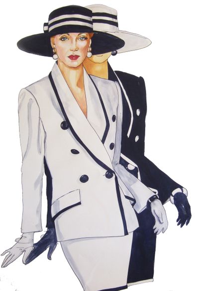 Original Watercolor and ink painting