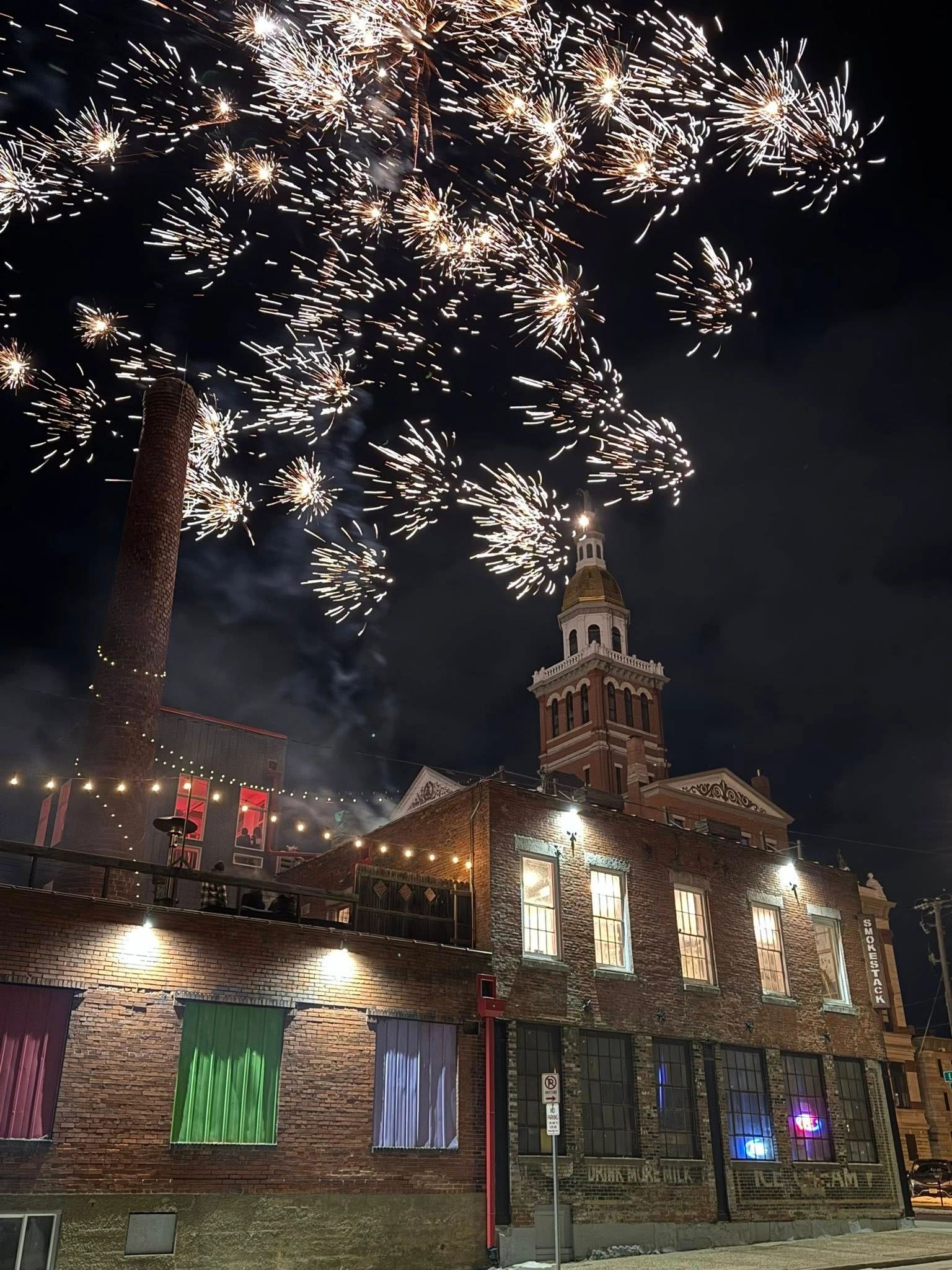 The last New Year's Eve at Smokestack - we went out with a bang!
Image courtesy of Chuck Isenhart