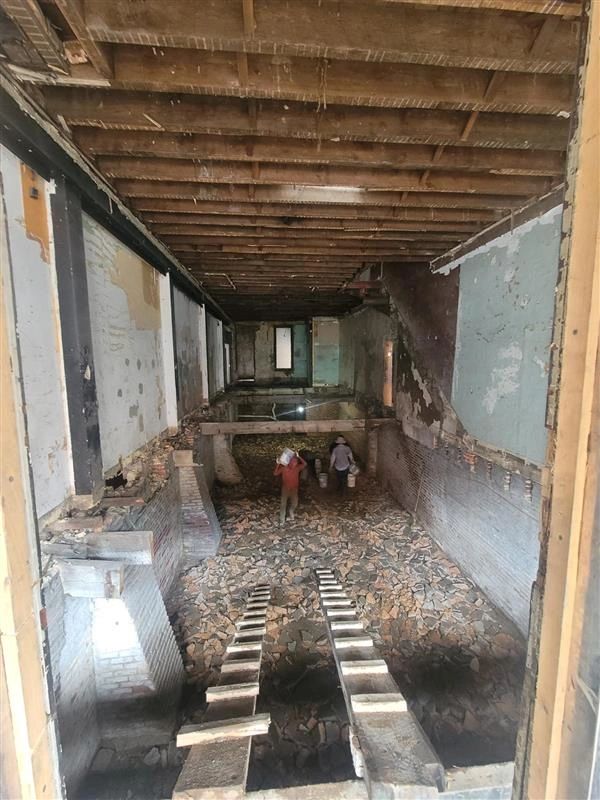 The inside of Phoenix on Park before it's restoration.