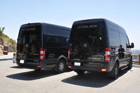 Legends Of Hollywood Tours with luxurious Mercedes Benz Sprinters