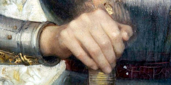 Detail of Joan of Arc by Albert Lynch