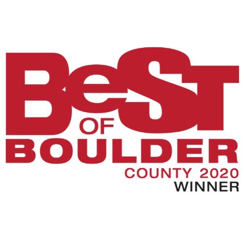 2020 Best Bike Shop in Boulder award from the Boulder Weekly magazine
