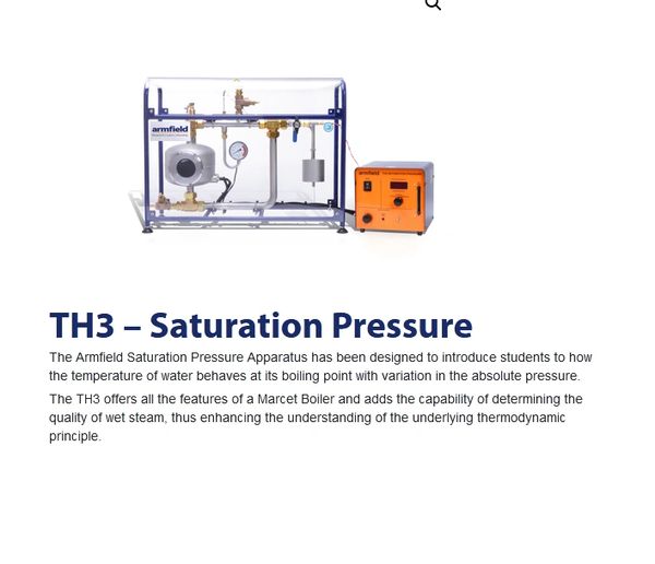 mechanical engineering saturation pressure lab equipment in Cyprus