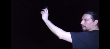 I Jose Bautista conducting an evp session at the cemetery