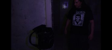 Getting my ghost hunting equipment out of my bag