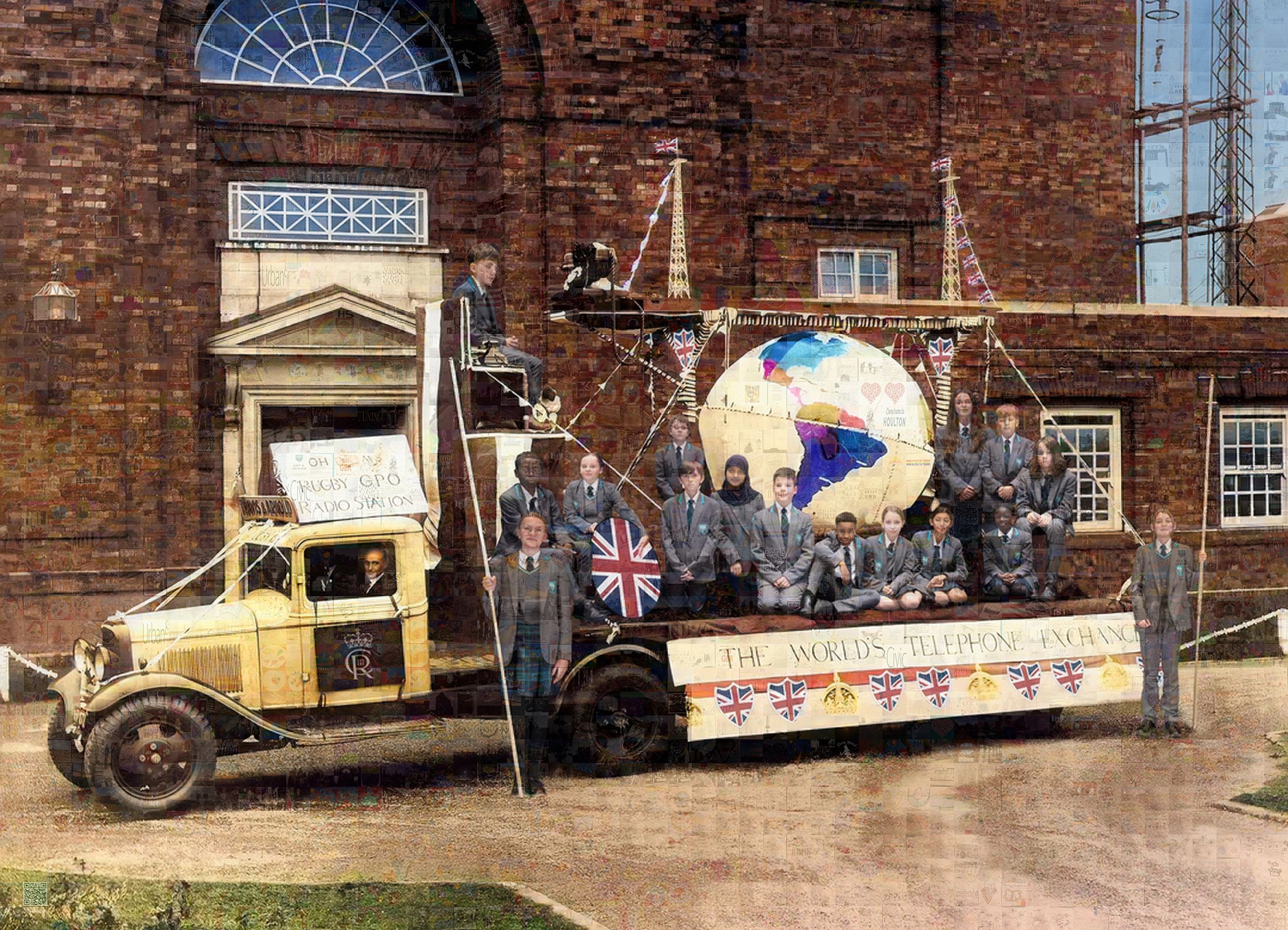 The Houlton school Tapestry by Allan Levy