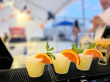 Signature cocktails at private event