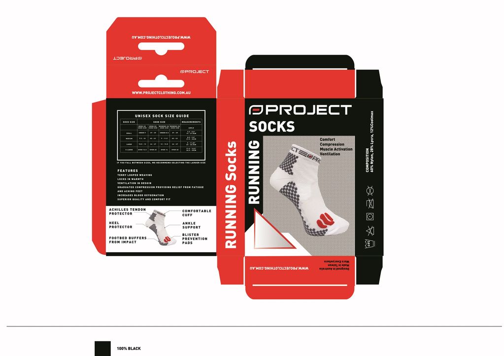 Sock Packaging
Running Sock
Design