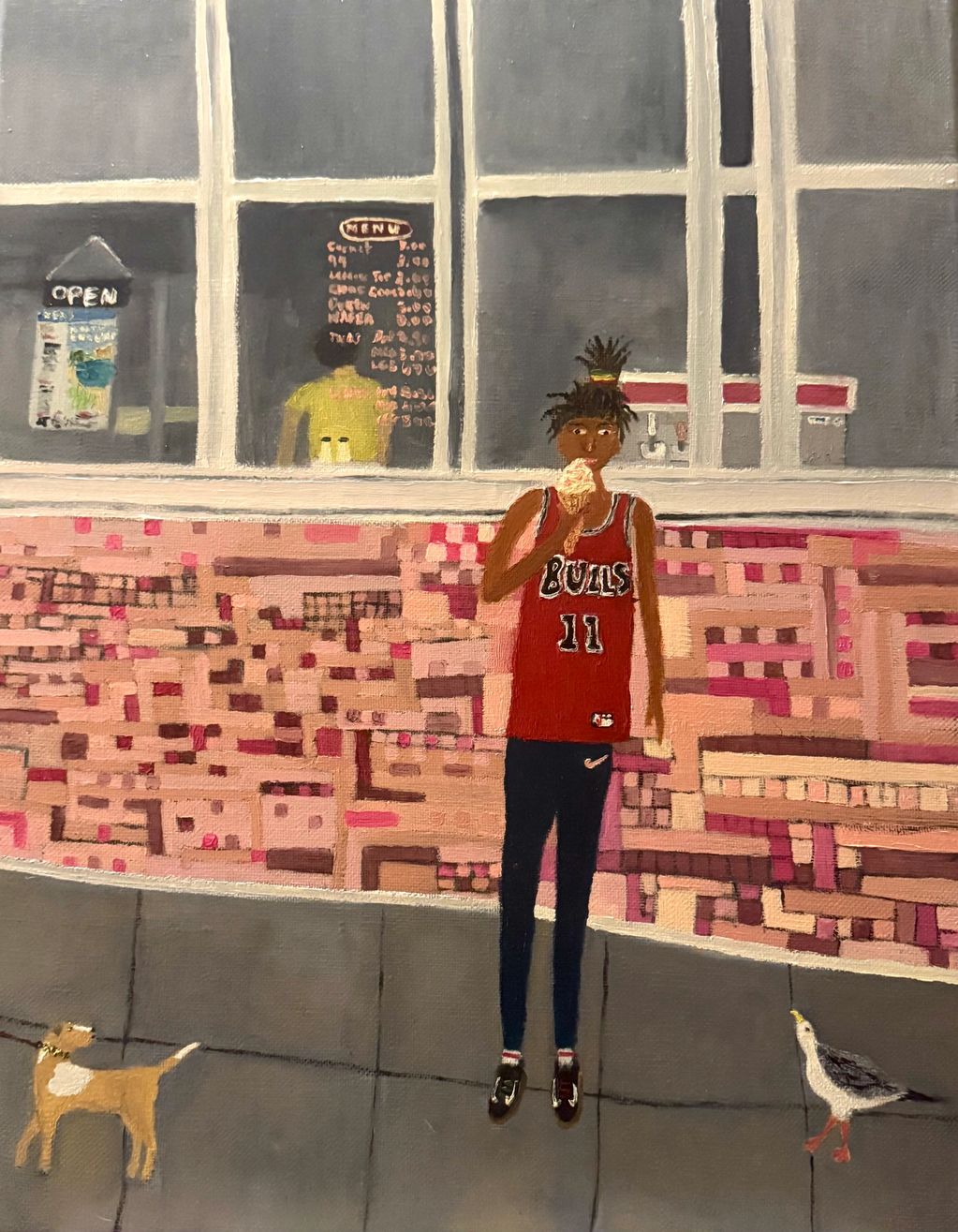 Boy eating an ice-cream