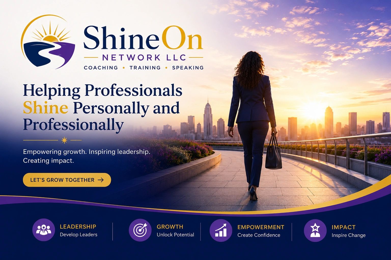 Professional coaching and leadership training by ShineOn Network.
