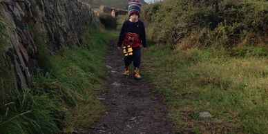 Walking on the North Cornish  south west coastal path