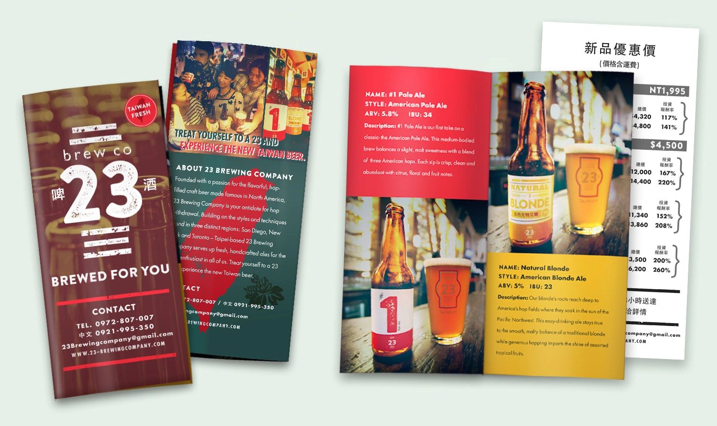 23 Brewing Company sales brochure