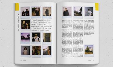 Impose Magazine spread Long Island underground bands polaroids and photos by Sam Horine