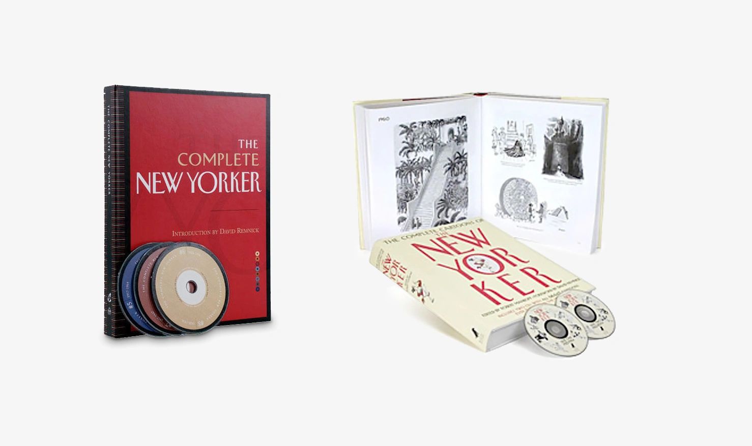 The Complete New Yorker and Complete Cartoons of the New Yorker anthologies