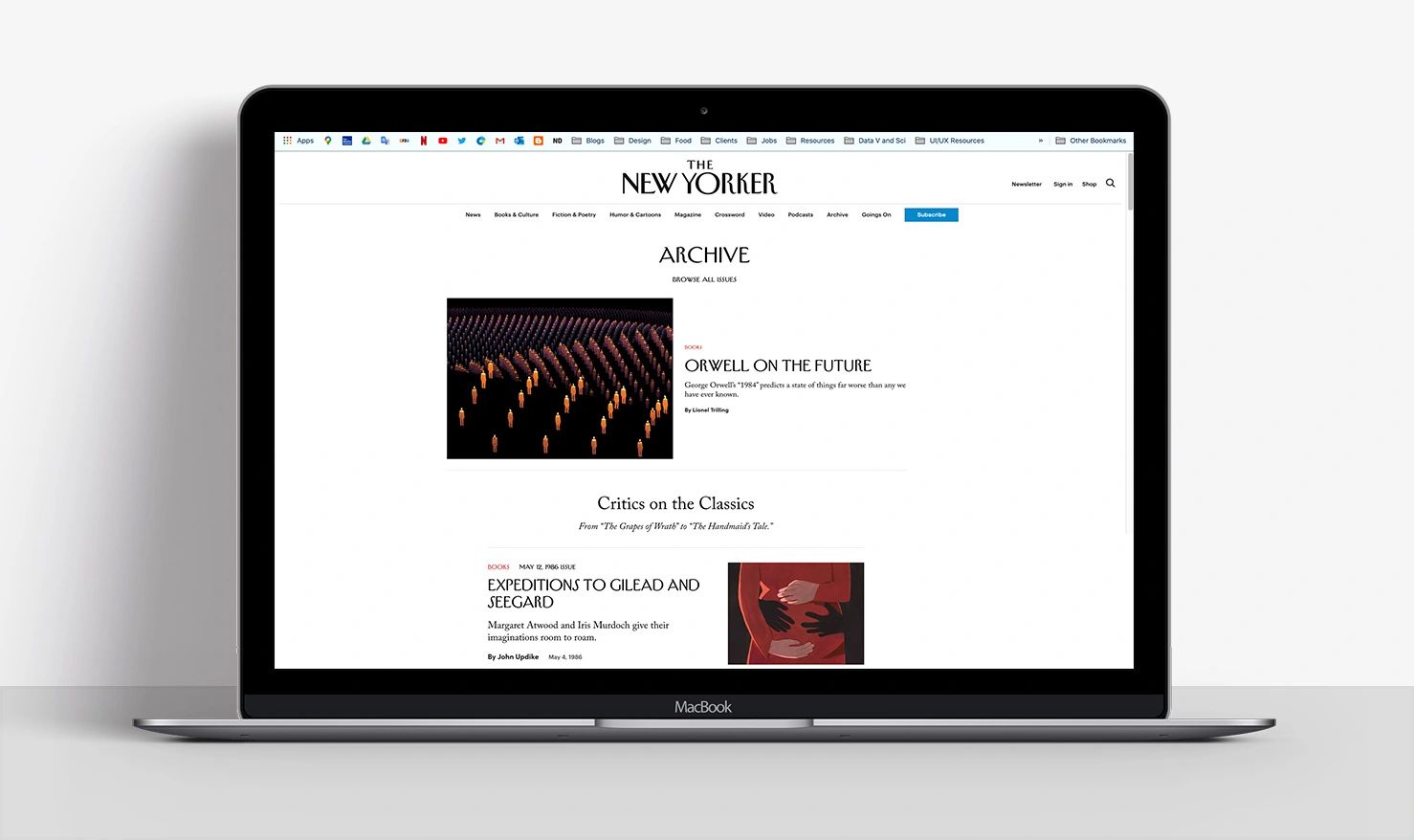 The New Yorker web archive