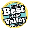 2022 Phoenix Magazine Best of the Valley Award for BEST Local Pet Waste Service for Dog Poop Removal