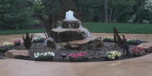 Custom Rock Fountain