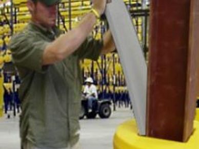 Positioning the foam inserts