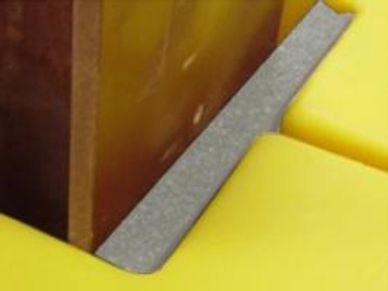 Foam inserts provide a secure fit