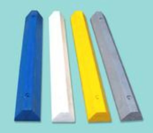 Plastic parking blocks