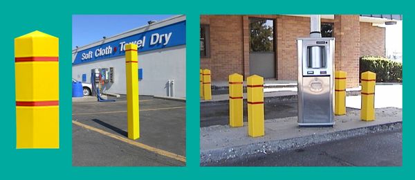 Square Top Bollard Covers