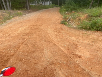 Repaired Gravel Driveway