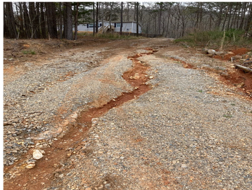 Gravel Driveway Damage