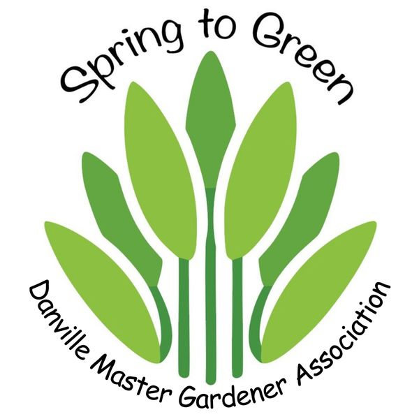 Logo for Spring to Green Symposium hosted by Danville Master Gardeners