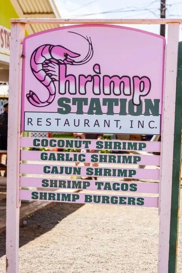 A Shrimp Station Poster