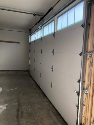 Double Steel Garage Door