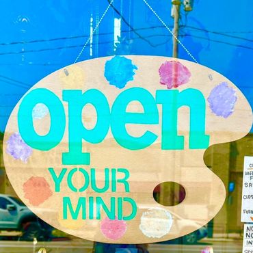 Artist’s Palette Door Sign - Welcome to Gallery 154