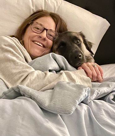 Addy and I during one of our many hospital stays