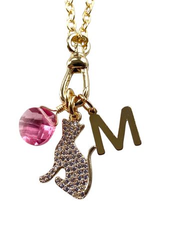 Personalized charm necklace