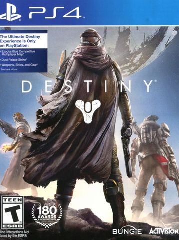 PS4 için Destiny oyunu kapak resmi.