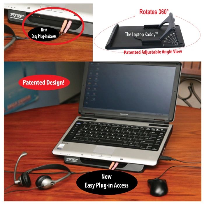 laptop stand that rotates and adjust typing angle