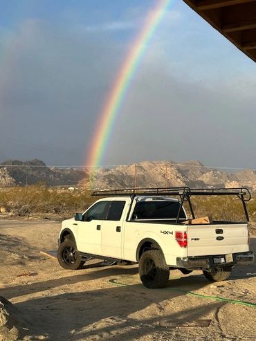 Sometimes nature surprises. job site. building site.