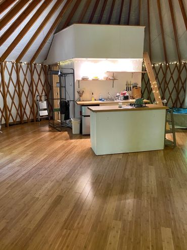 Yurt Design, Bamboo Floors