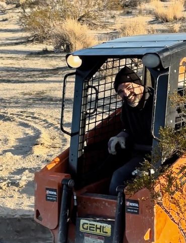 skid steer. grading, foundation. footings.