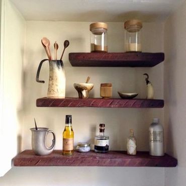 Floating Rustic shelves