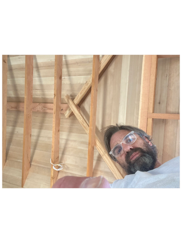 Very clean ceiling install. Douglas Fir and very careful cutting in a 1920's Disney Rustic Canyon