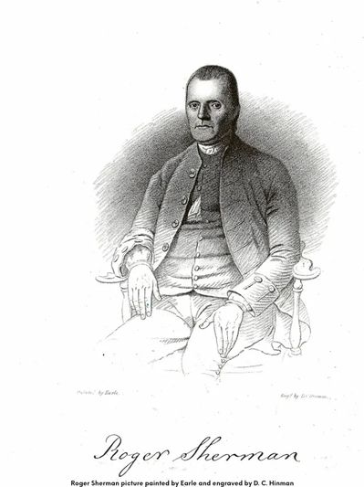 ​​Roger Sherman picture painted by Earle and engraved by D. C. Hinman