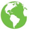 TFS ZERO earth logo for zero emission delivery courier