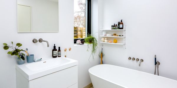 White style bathroom