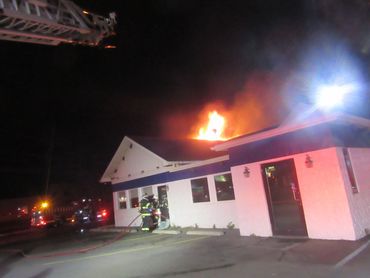 A commercial structure fire well advanced upon arrival at a popular eatery in Hazleton.
