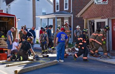 An assist to District 49 (McAdoo) with a collapse situation due to a motor vehicle accident.