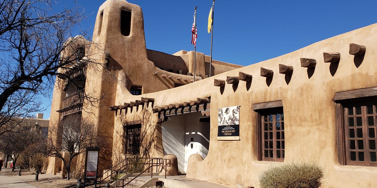 Adobe Art Museum image, on your private Santa Fe Architecture Walking Tour