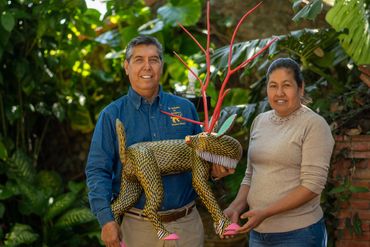 Isaías Jiménez y su esposa Nicolasa Carrillo.