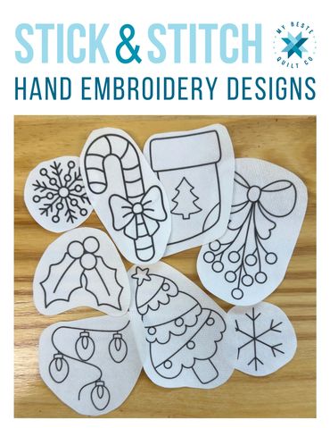 First Stitchmas Hand Embroidery Designs by My Beste Quilt Co